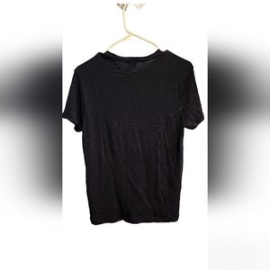 Zara black crew neck shirt